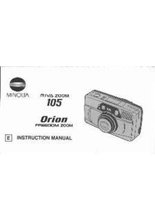 Minolta Riva 105 manual. Camera Instructions.